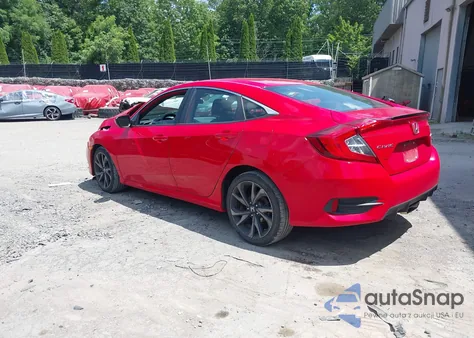 2019 Honda Civic Sport из США, поврежденный, VIN 2HGFC2F83KH564316
